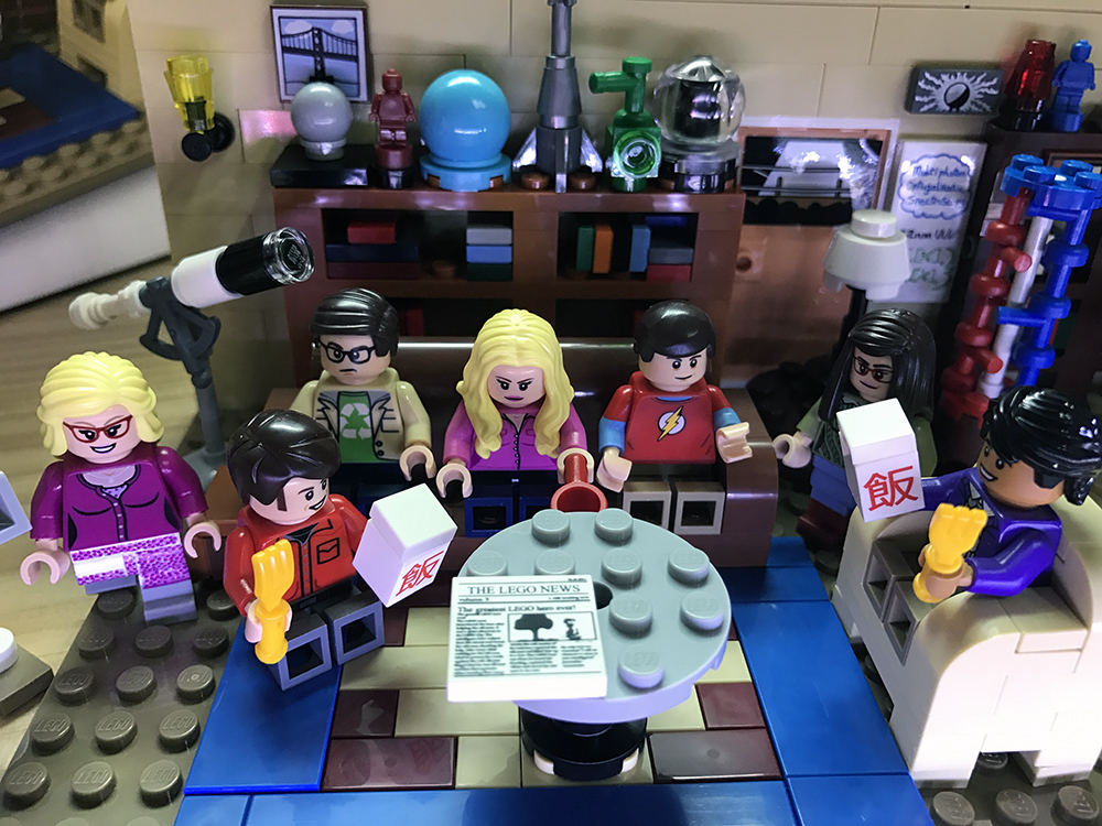 Armando el Set de LEGO de The Big Bang Theory
