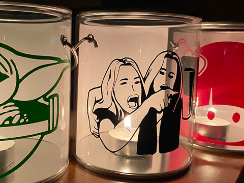 Farolitos de navidad con un toque geek