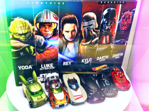 Hot Wheels Star Wars Light Side Vs Dark Side 6-Pack | UnaGeek