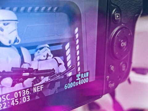 Recreación Escena con Figuras de Acción | Stormtrooper golpe |